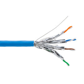 500MHz S / FTP CAT6 Network Cable 4P + F Twisted Pair LDPE Outer Jacket