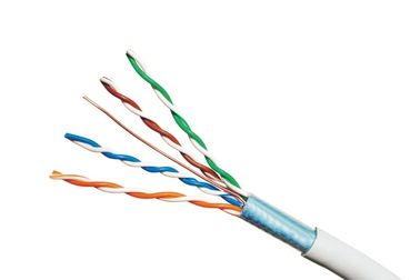 Kabel Jaringan PVC FTP Cat5e Kinerja Tinggi Dengan Fluke Pass Ramah Lingkungan