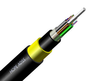 24 48 96 Core Fiber Optic Cable, ADSS Fiber Optic Cable G652D 1-2km / Rollc