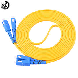 5M SC / UPC-SC / UPC Kabel Fiber Optic Ethernet Daya Tahan Yang Baik Untuk Telekomunikasi