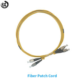 PVC Jacket Duplex Patch Cord, Kabel Fiber Jumper Untuk FTTH FTTB Jaringan FTT