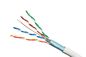 Kabel Jaringan PVC FTP Cat5e Kinerja Tinggi Dengan Fluke Pass Ramah Lingkungan