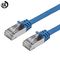 Blue Cord Cord Cable HDPE Insulation LSZH / PVC Jacket Panjang Disesuaikan