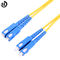 5M SC / UPC-SC / UPC Kabel Fiber Optic Ethernet Daya Tahan Yang Baik Untuk Telekomunikasi