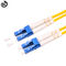 2M LC / UPC-LC / UPC Fiber Optic Drop Cable Disesuaikan Panjang Bahan PVC / LSZH