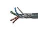 E- Bright Terlindung SFTP Indoor CAT6 Kabel Jaringan STP Tembaga Murni Untuk Sistem Kabel