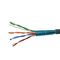 8 Konduktor Kabel Ethernet Twisted Pair 24AWG Terlindung CAT5E