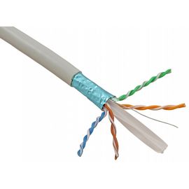 250MHz FTP Ethernet Eksternal CAT6A Kabel Lan Jaket PVC / LSZH