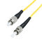 3M / 5M / 10M SM Upc Single Mode Fiber Patch Cord Disesuaikan Diameter Kabel